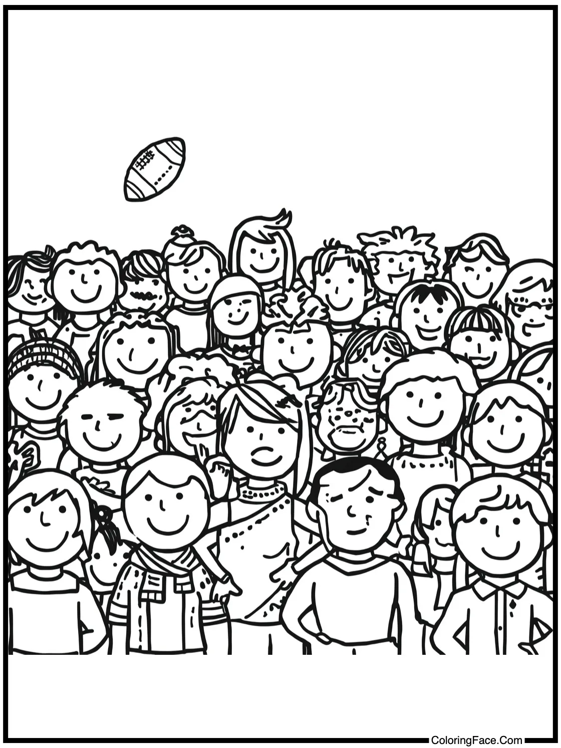 of a supportive crowd