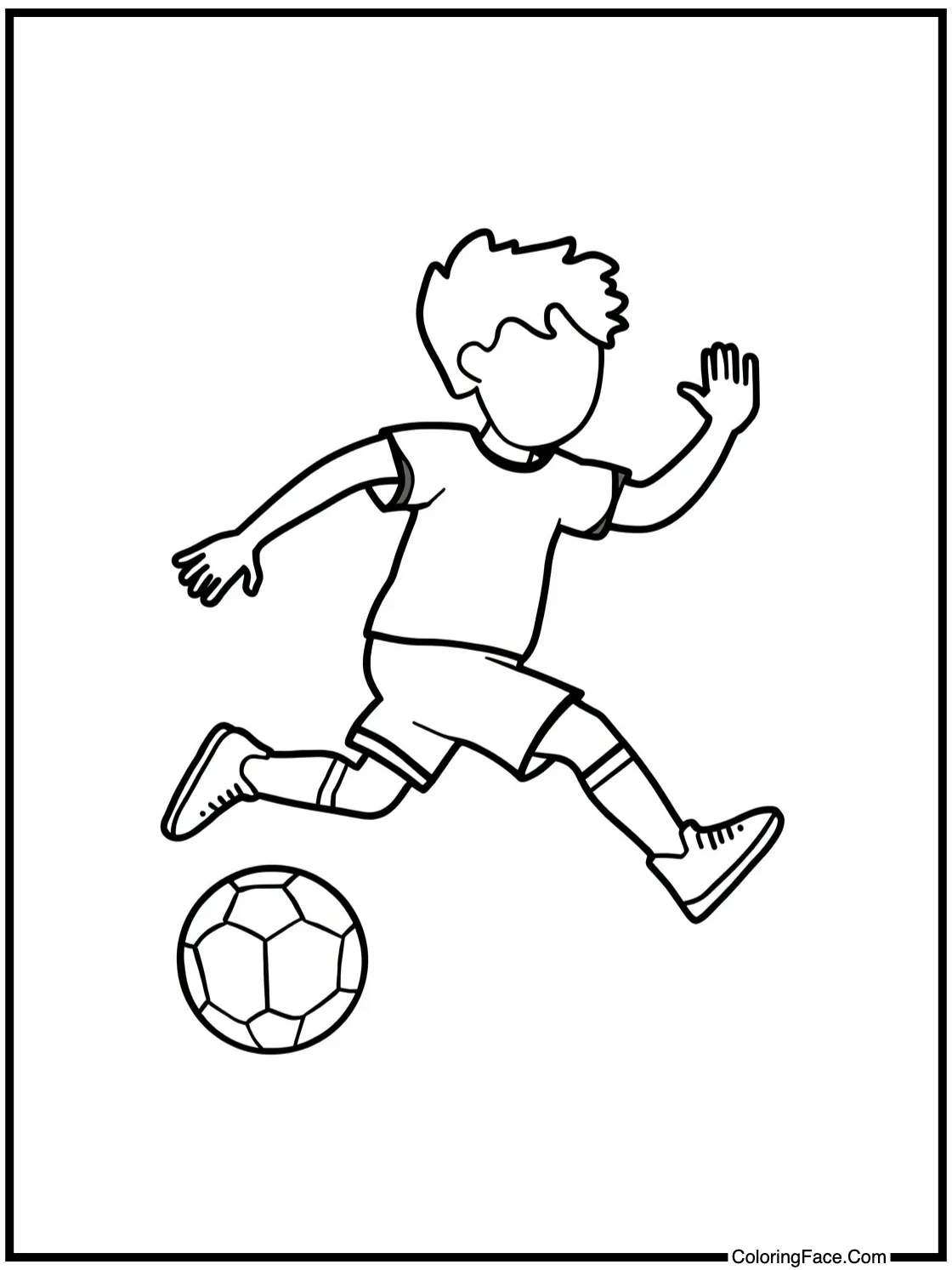 with a jumping player