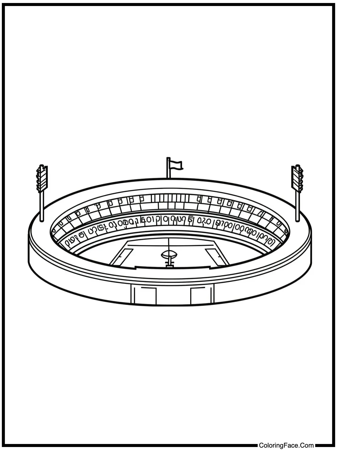 with a player kicking