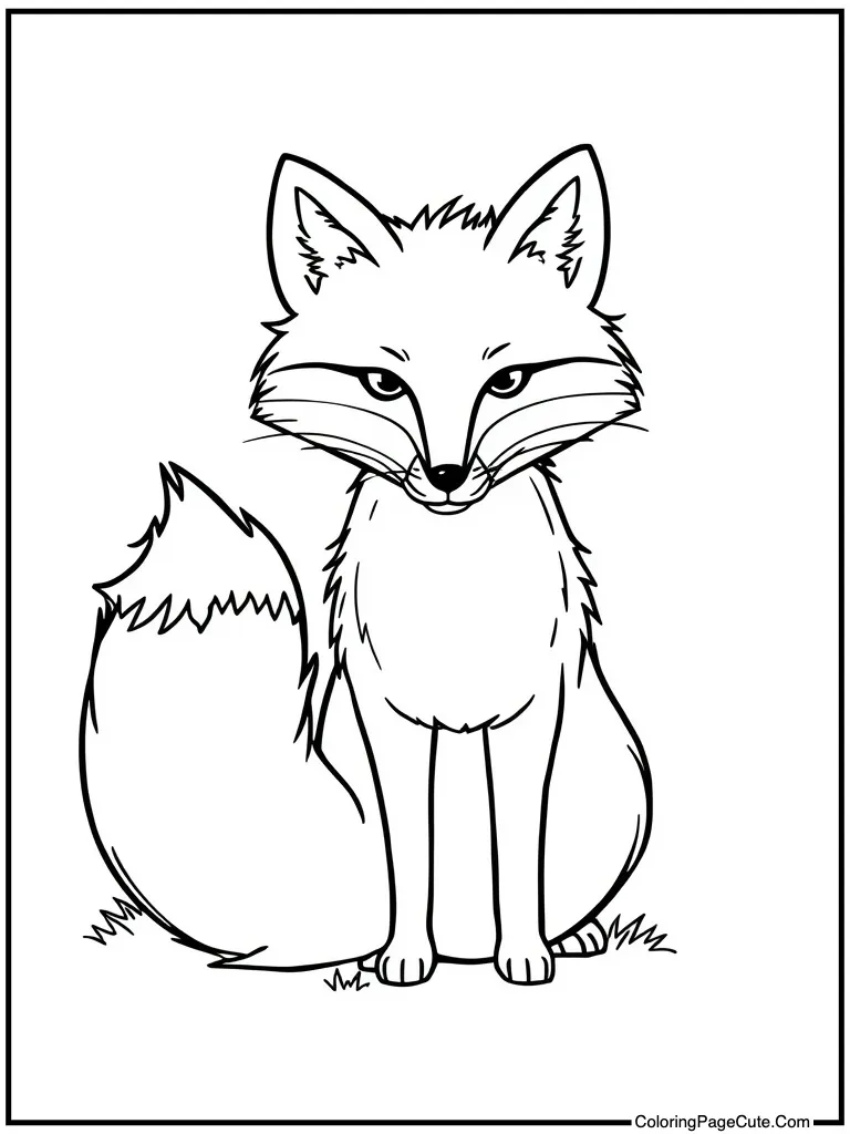 Animal with bushy tail