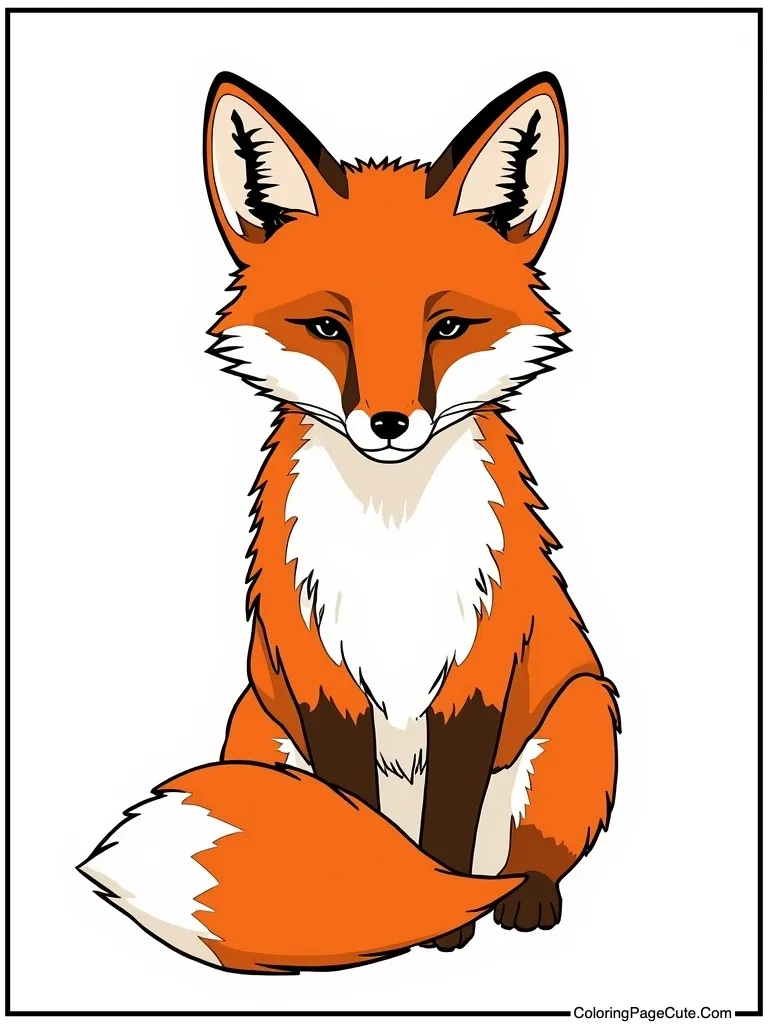 Fox Coloring Pages