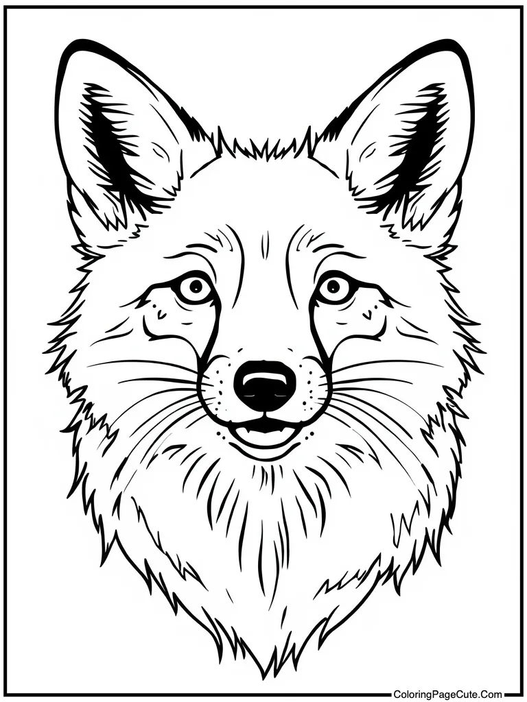 Wild canine making funny face