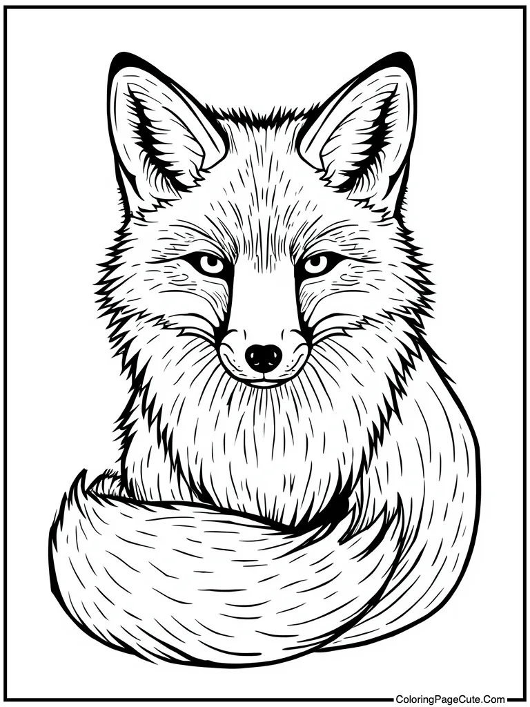 Wild canine fur texture