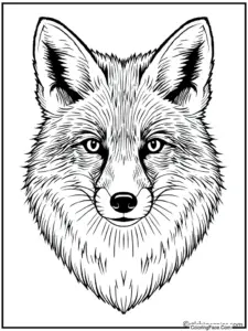 Fox Coloring Pages