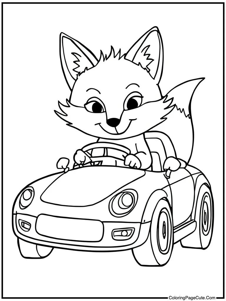 Creature driving car