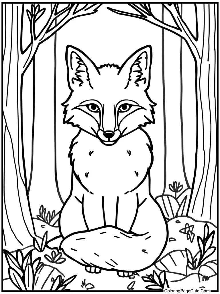 Forest creature exploring