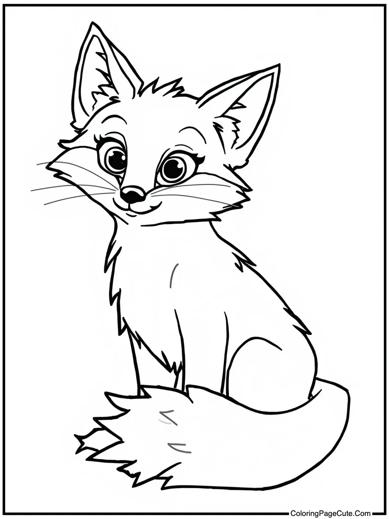 Creature with tail curled