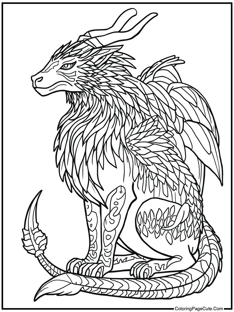 Complex mythical animal