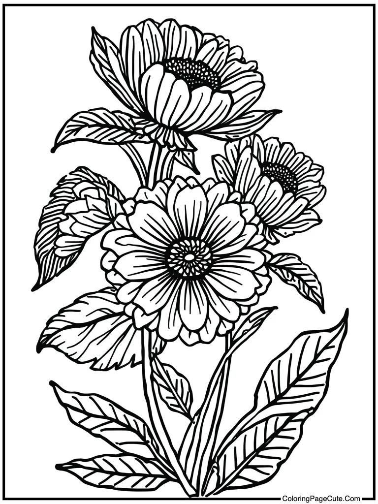 Intricate floral illustration