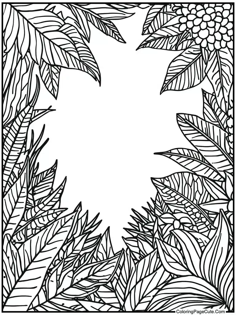 Detailed jungle design