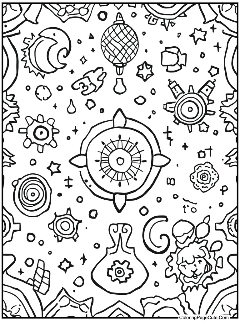 Sophisticated cosmic pattern