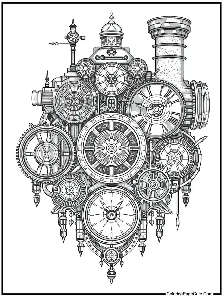 Intricate steampunk device