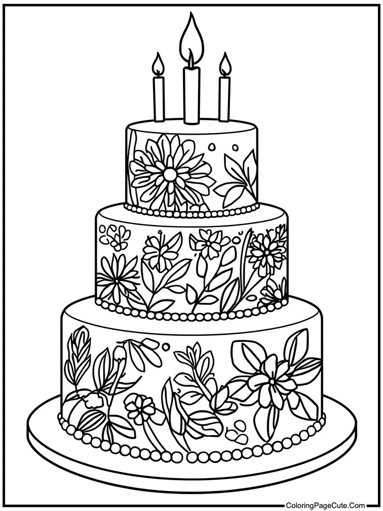 Advanced cake motif