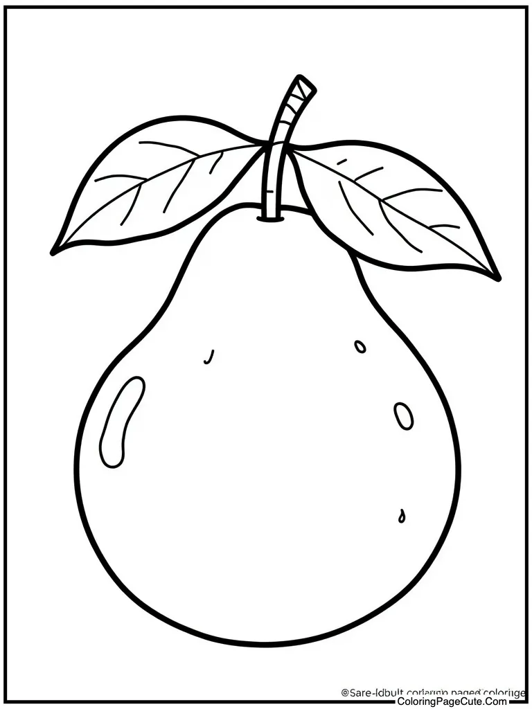 Sophisticated fruit drawing