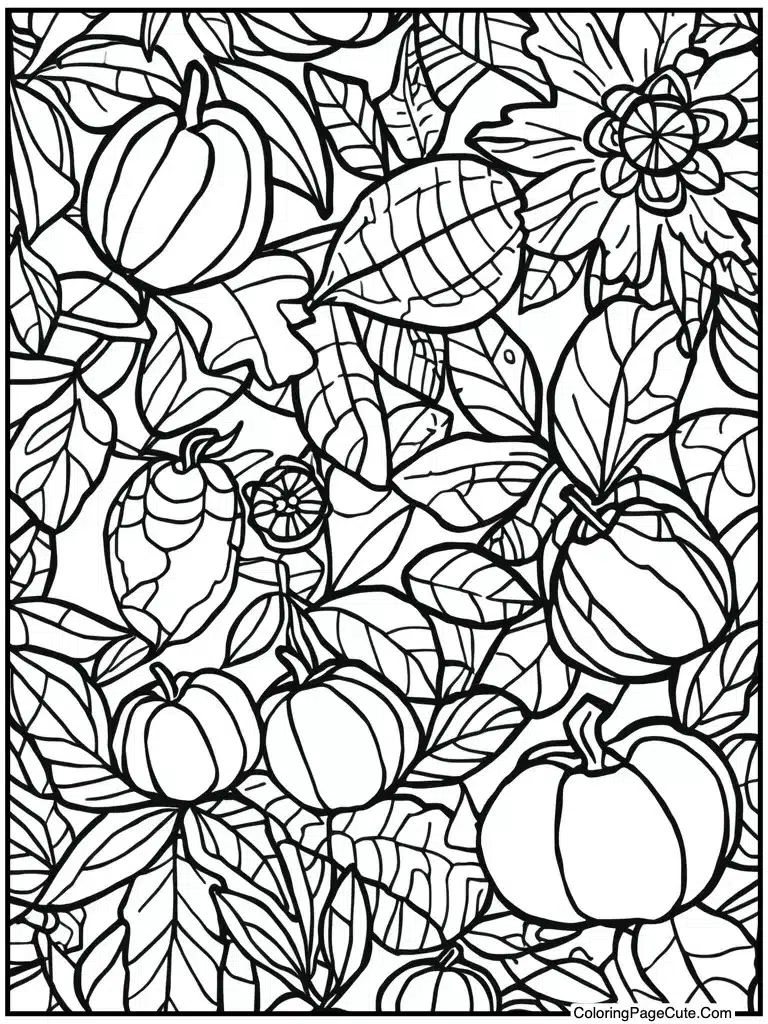 Complex autumn design