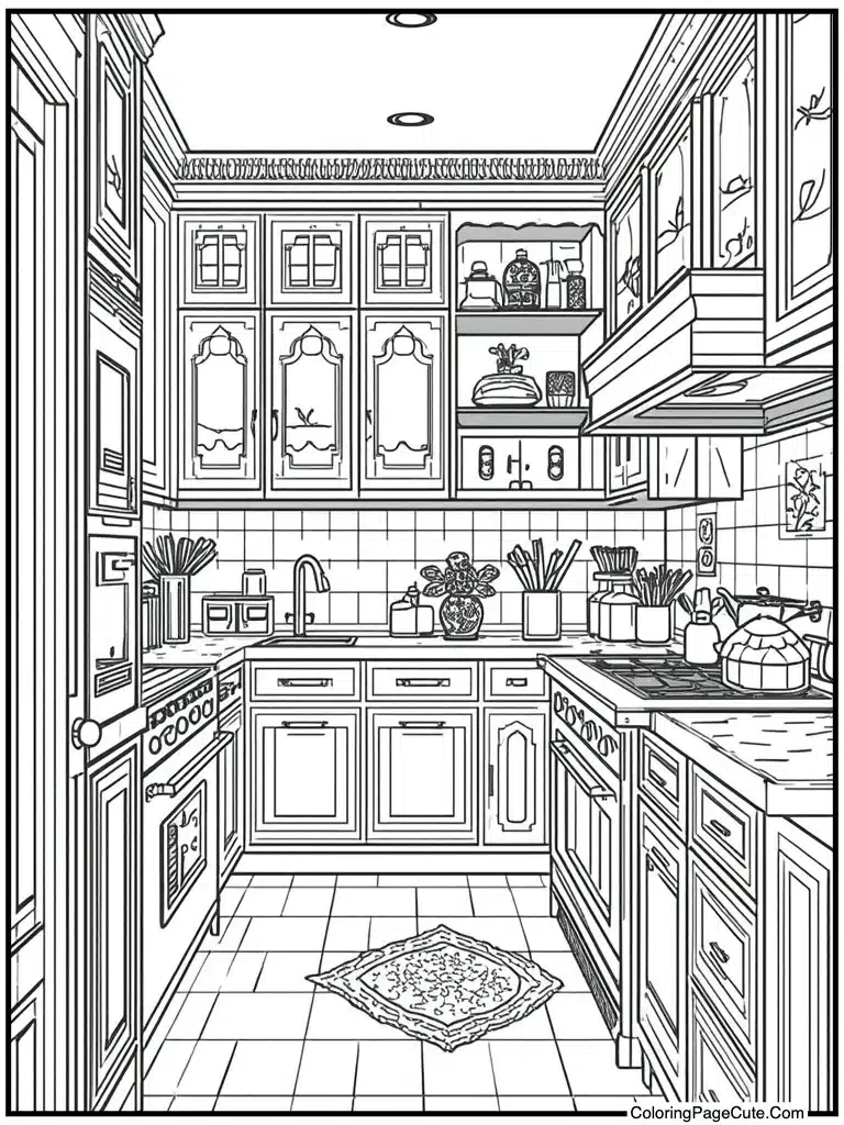 Intricate kitchen design
