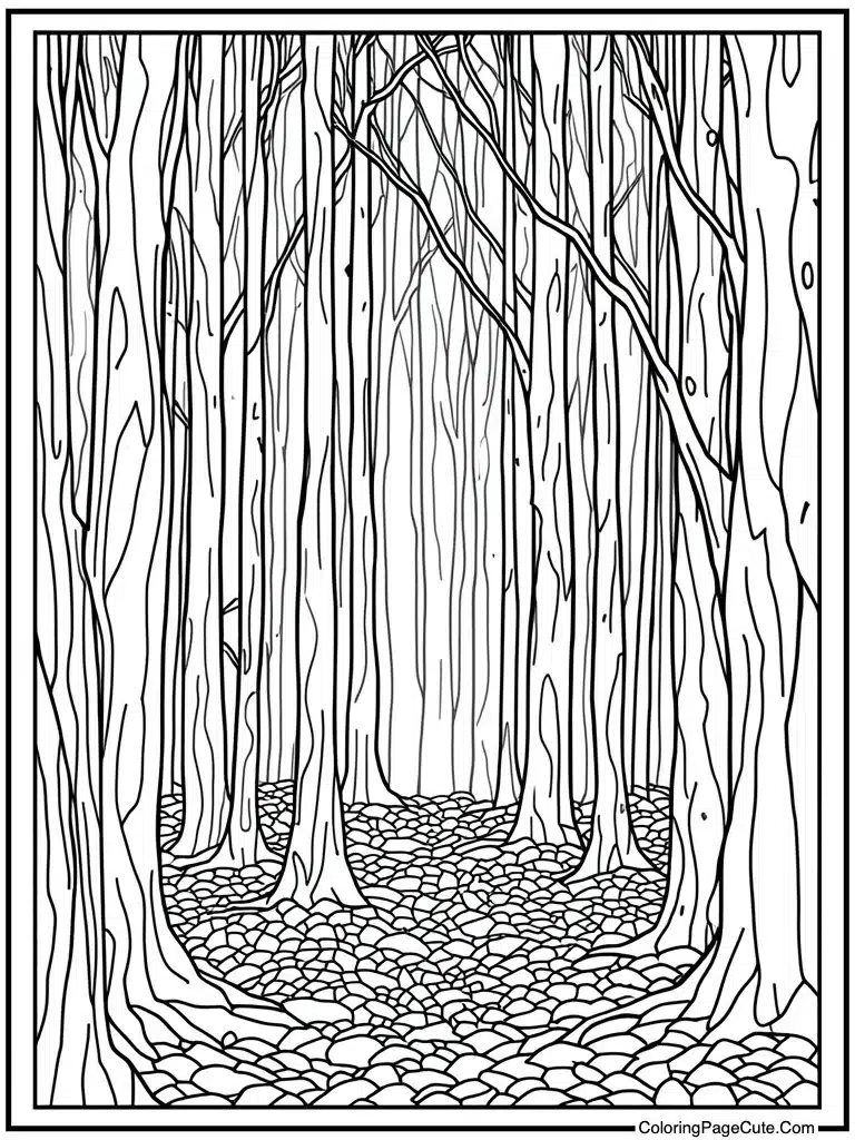 Stained glass window look