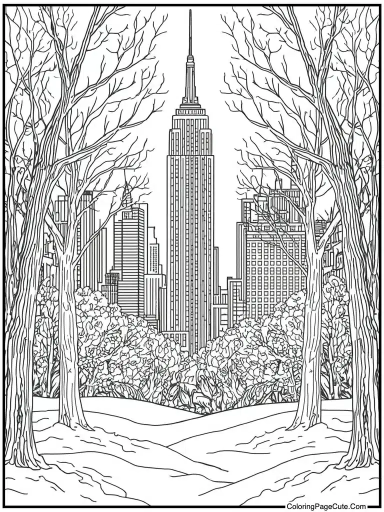 New York city skyline