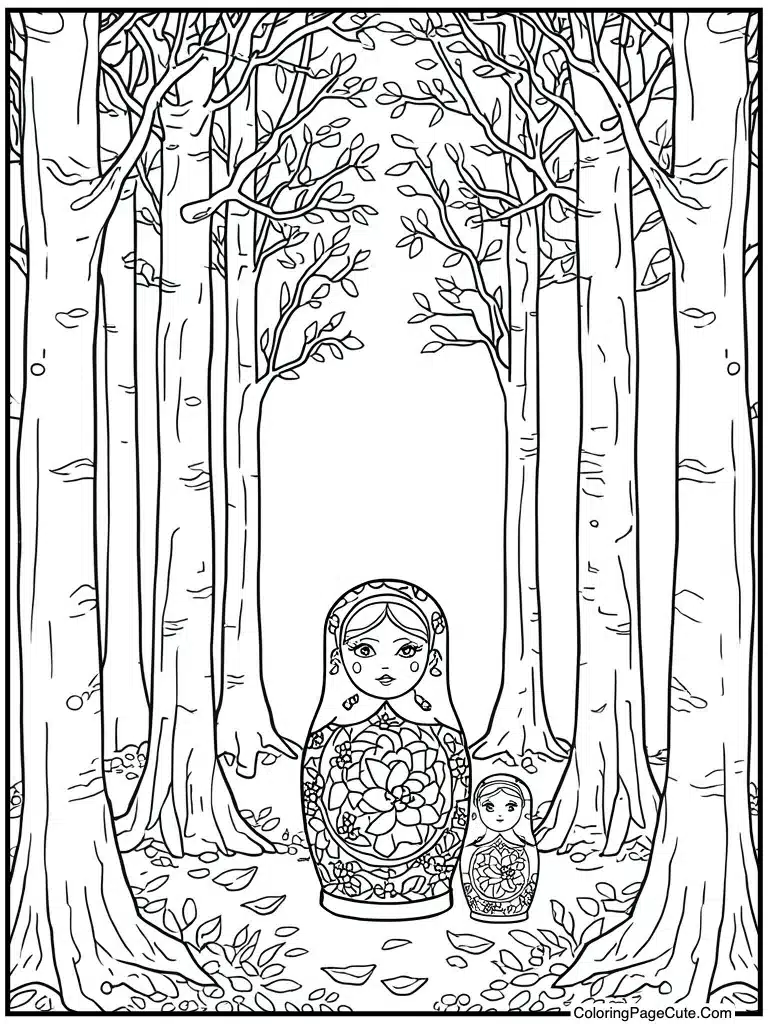 Russian nesting doll set