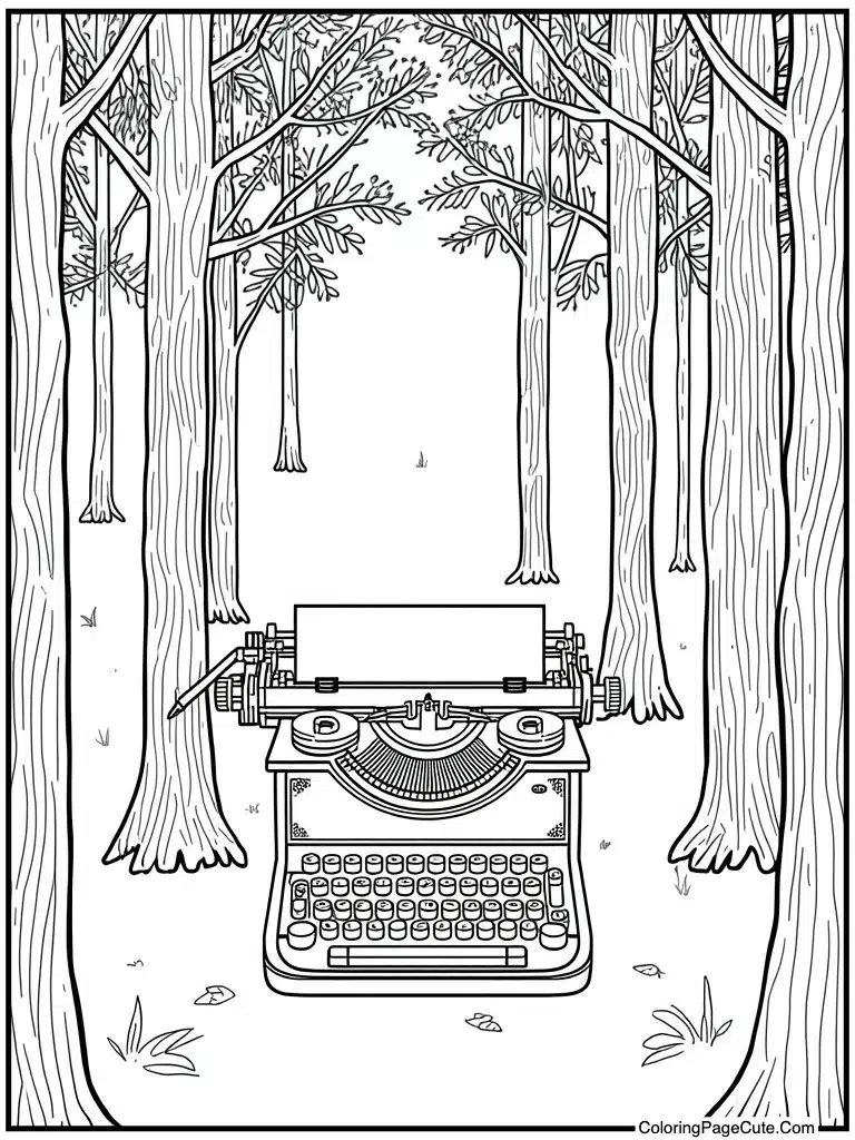 Typewriter vintage writing machine