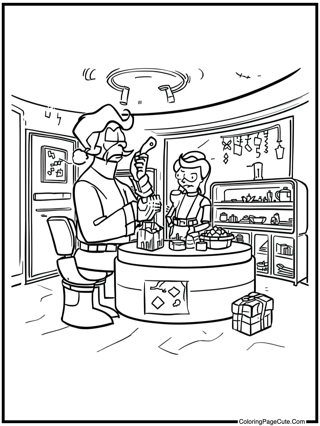 Robot Santa's workshop