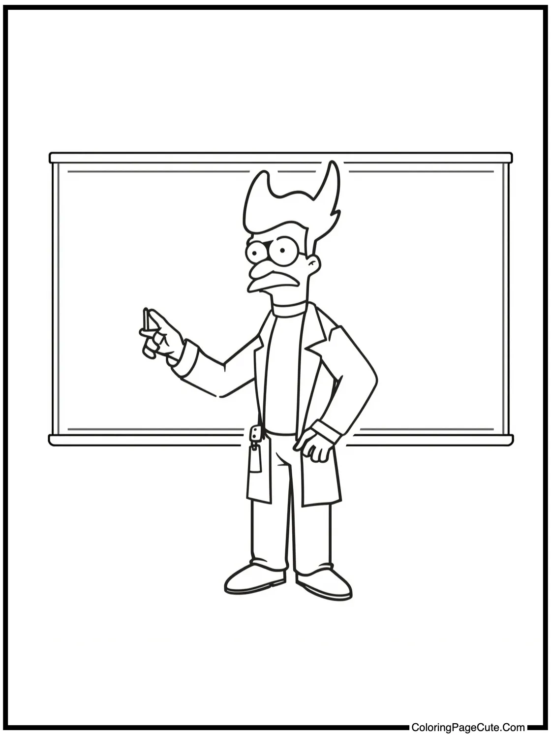 Professor giving lecture