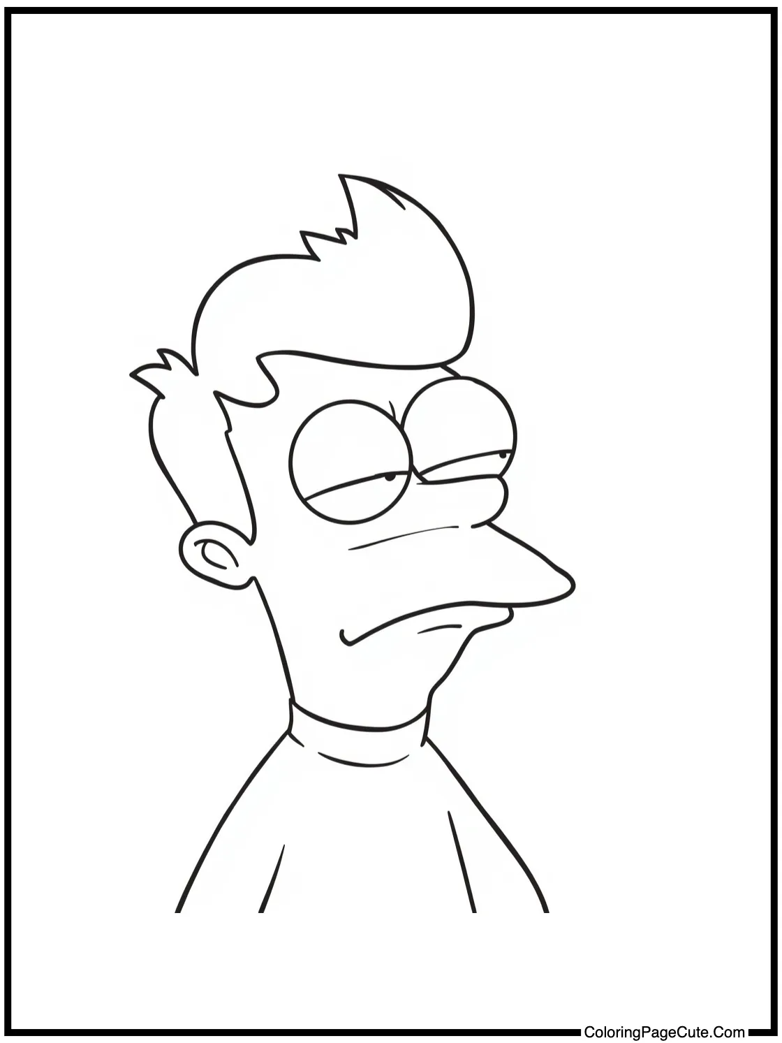 Scruffy daydreaming peacefully