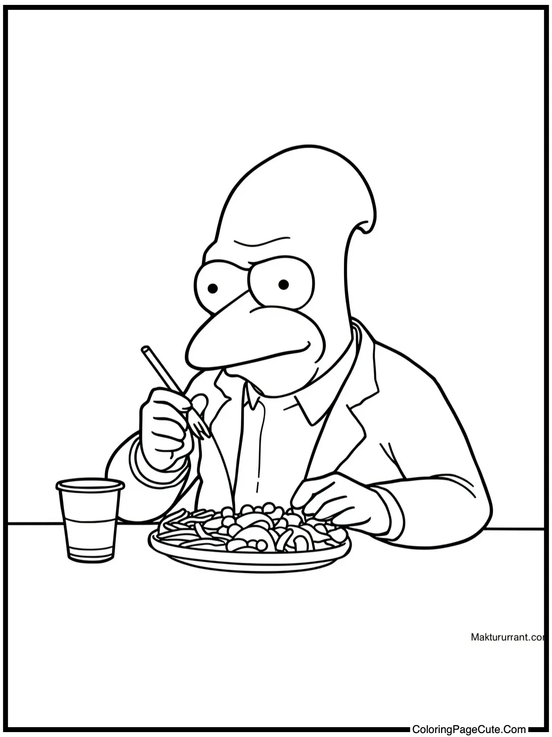Zoidberg having lunch