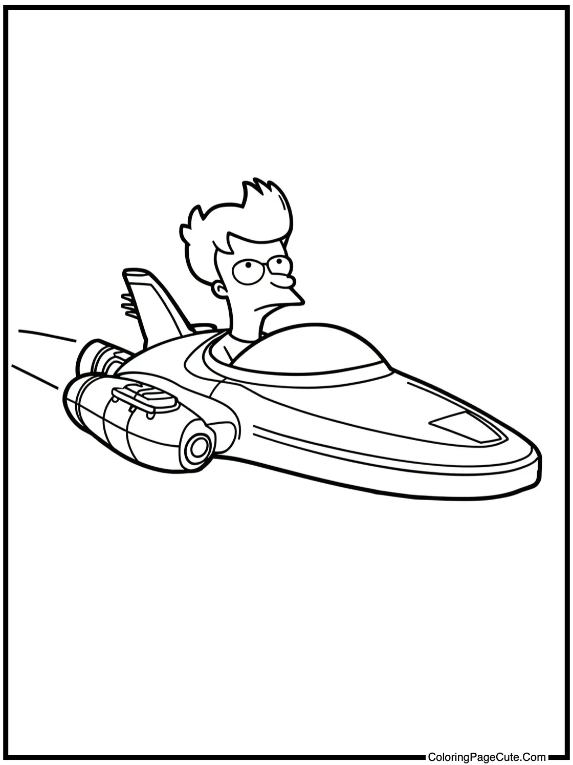 Kif piloting ship
