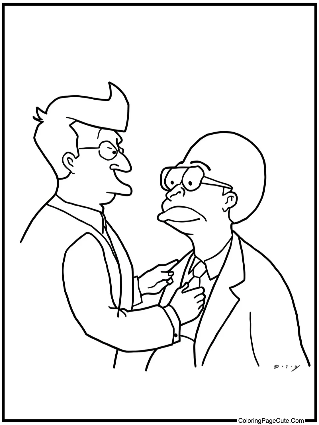 Morbo interviewing politician