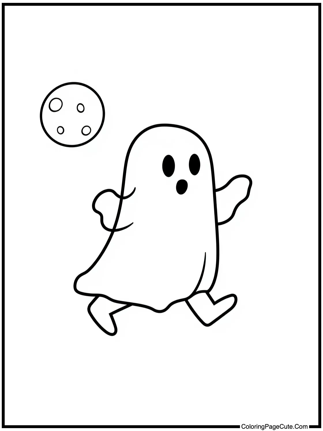 walking in moonlight.