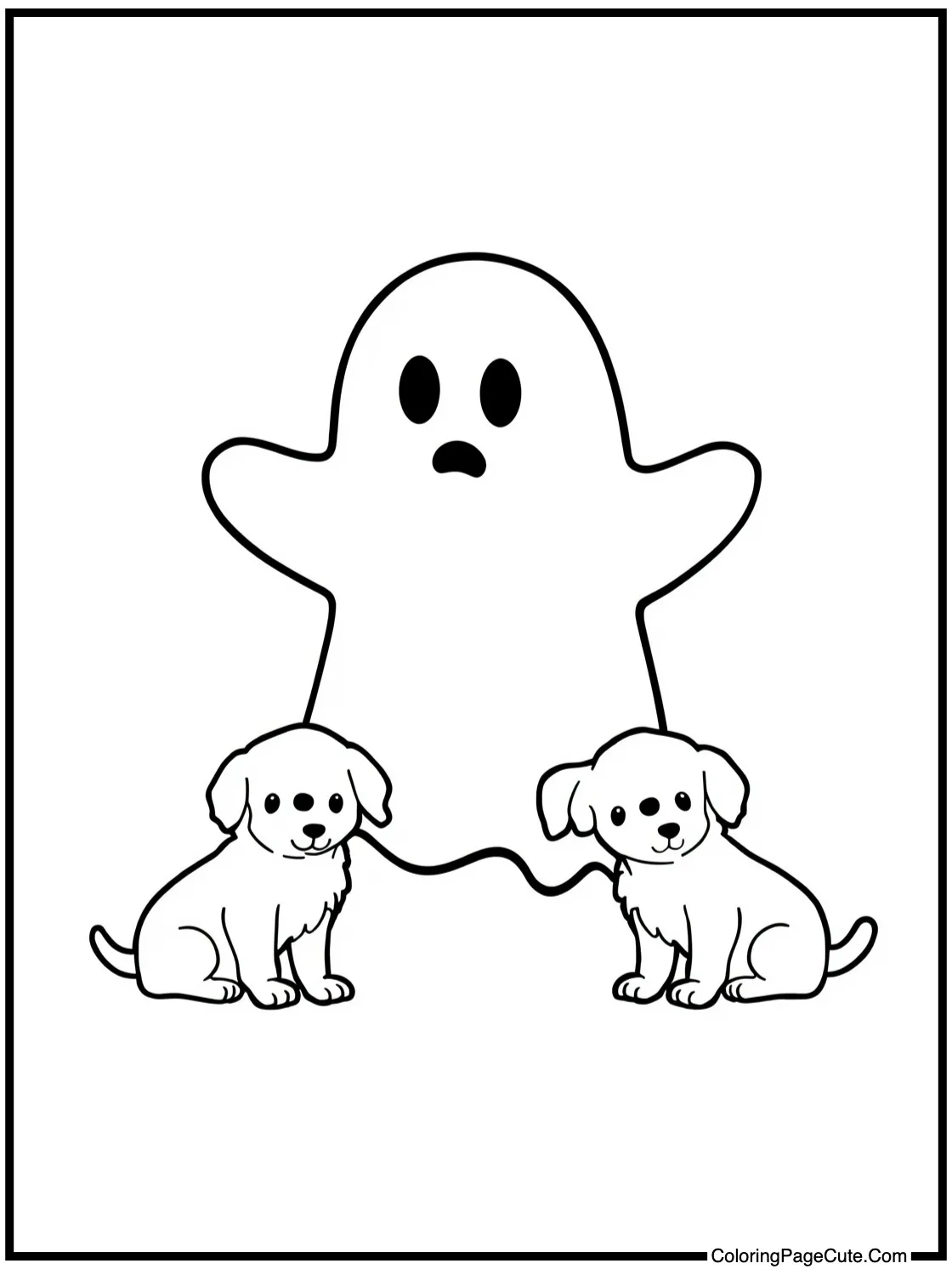 playing with puppies.