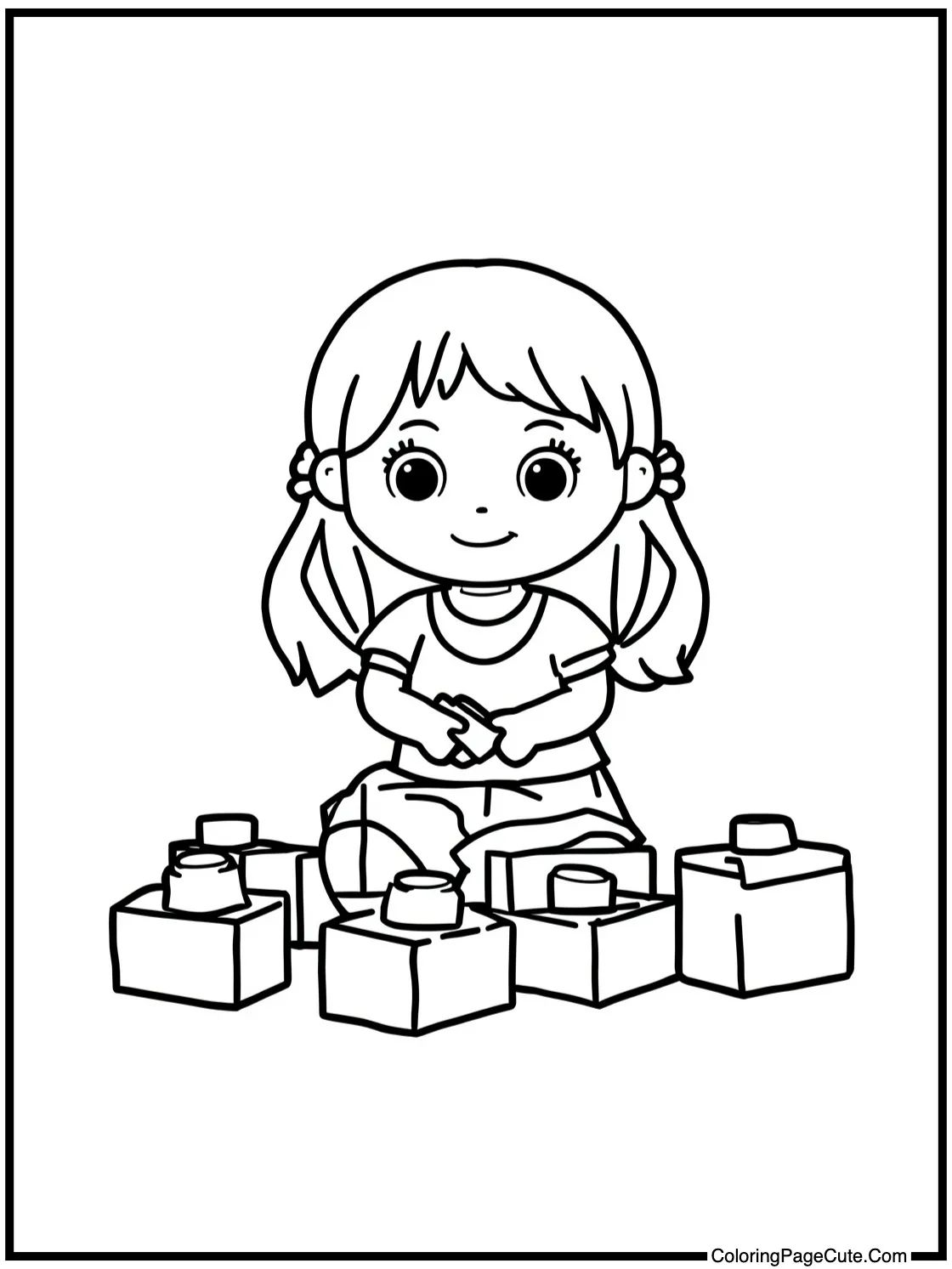 building with colorful blocks