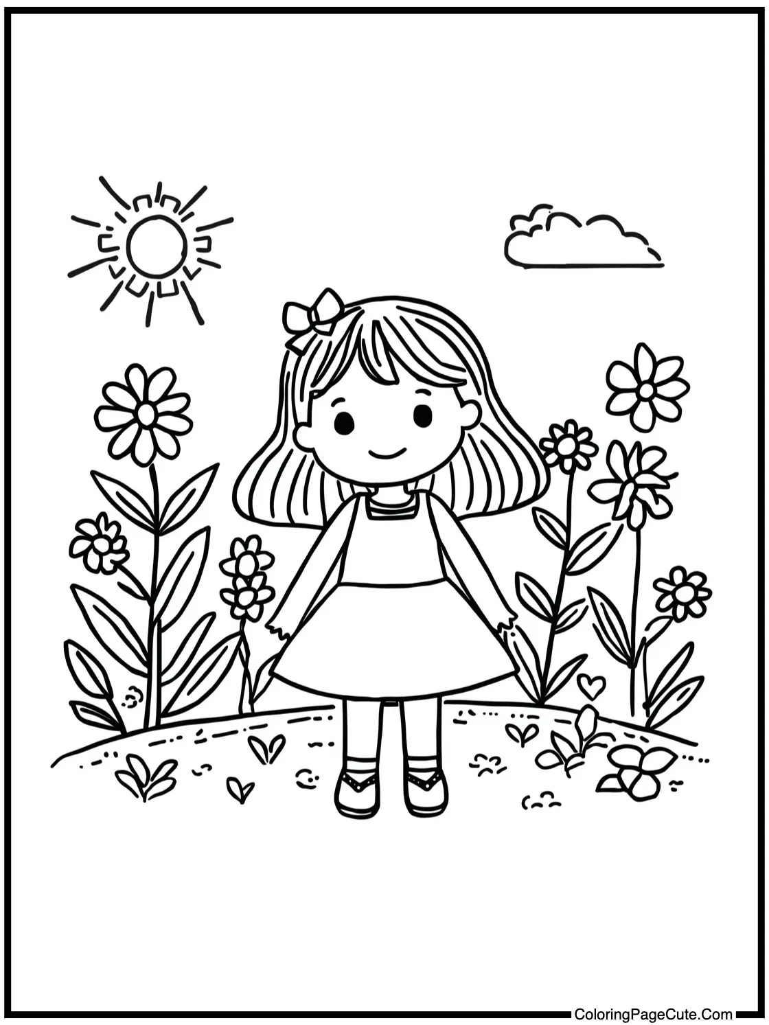 enjoying sunny nature