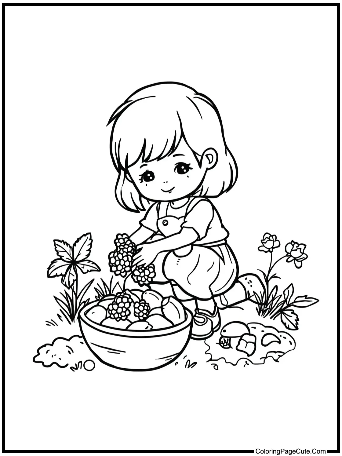 picking fresh berries