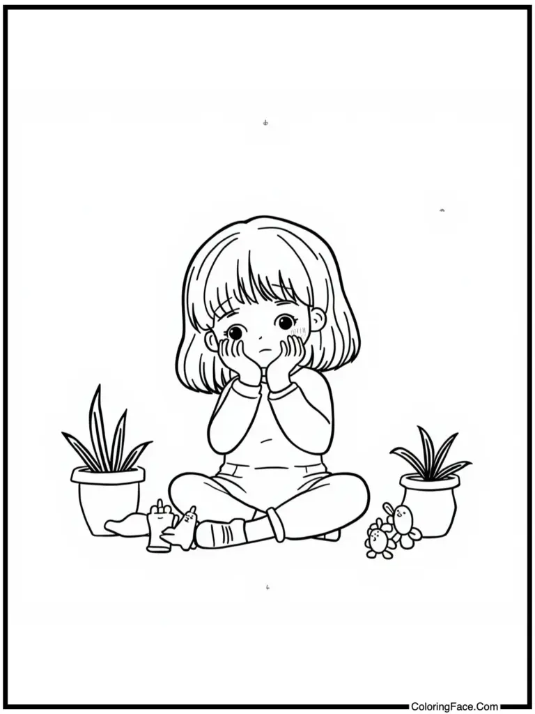 Girl Coloring Pages