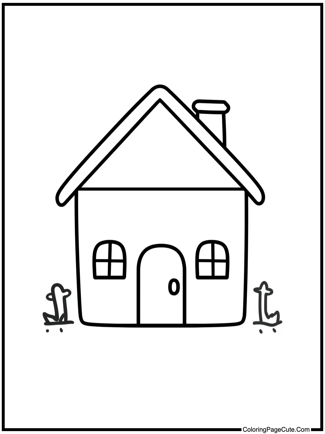 drawing a house