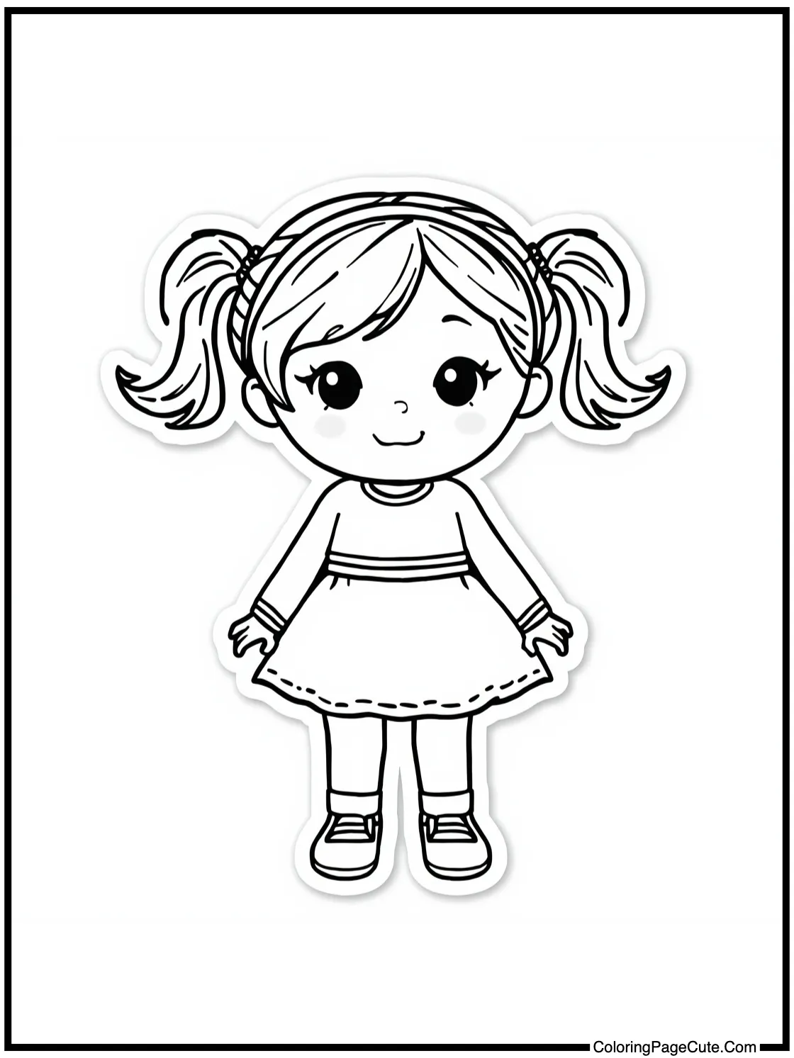 playing with stickers