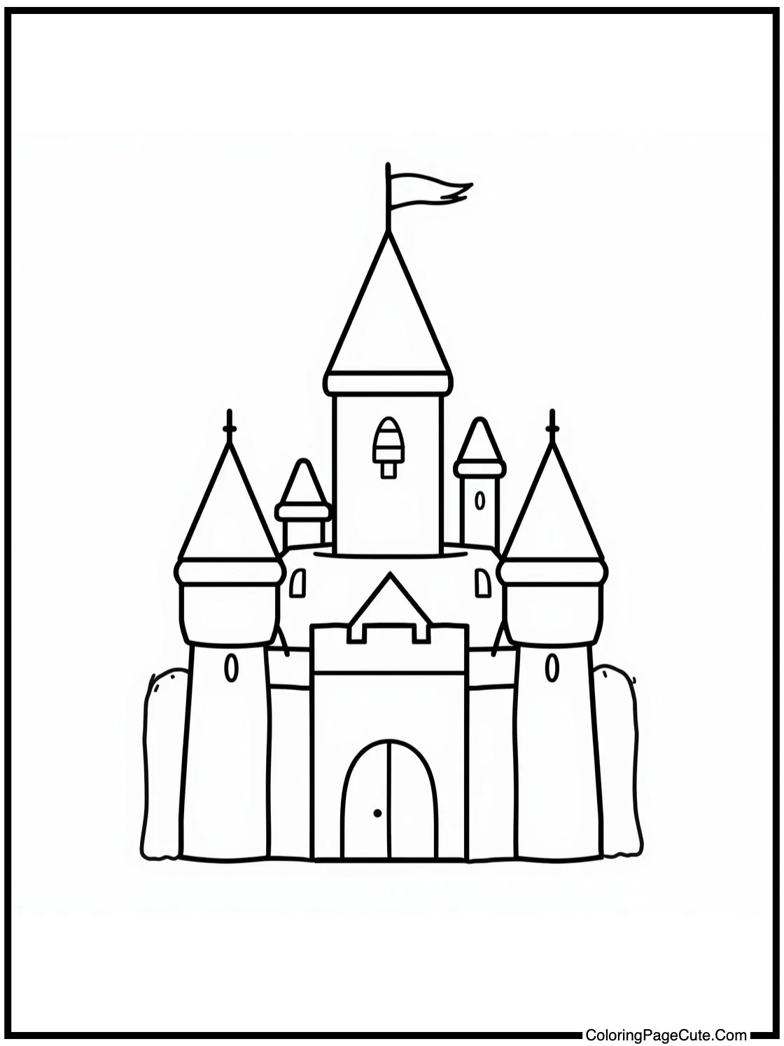 drawing a castle