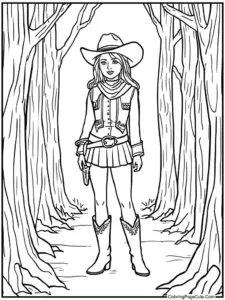 Girl Coloring Pages For Adults
