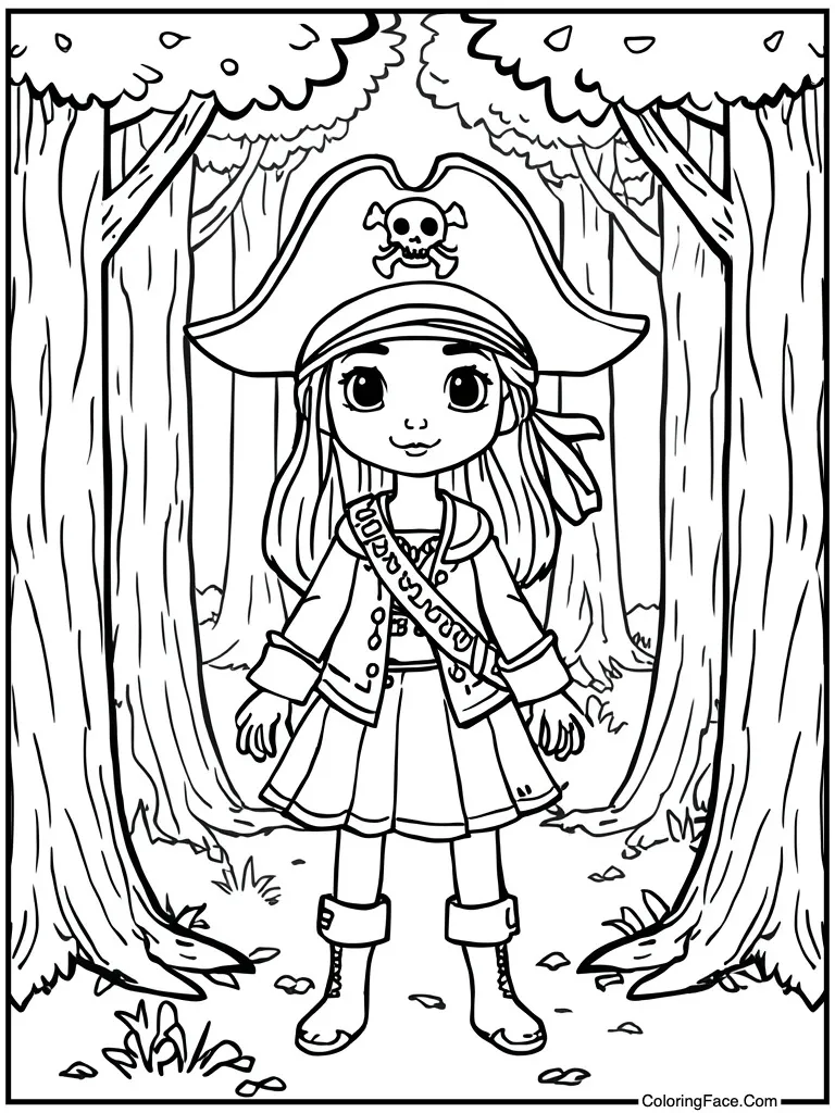 Pirate hat and patch