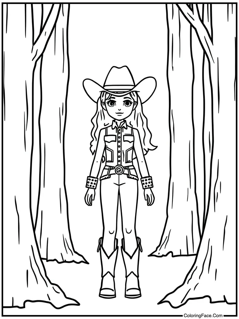 Cowboy hat and boots