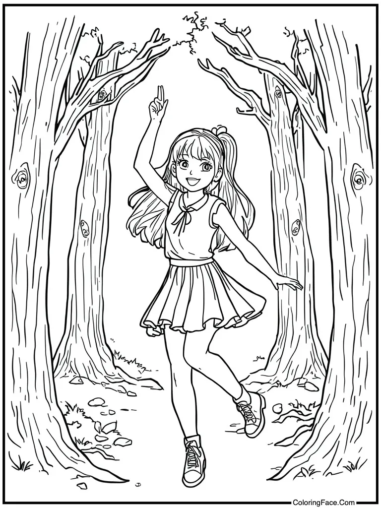 Dancing to cool music