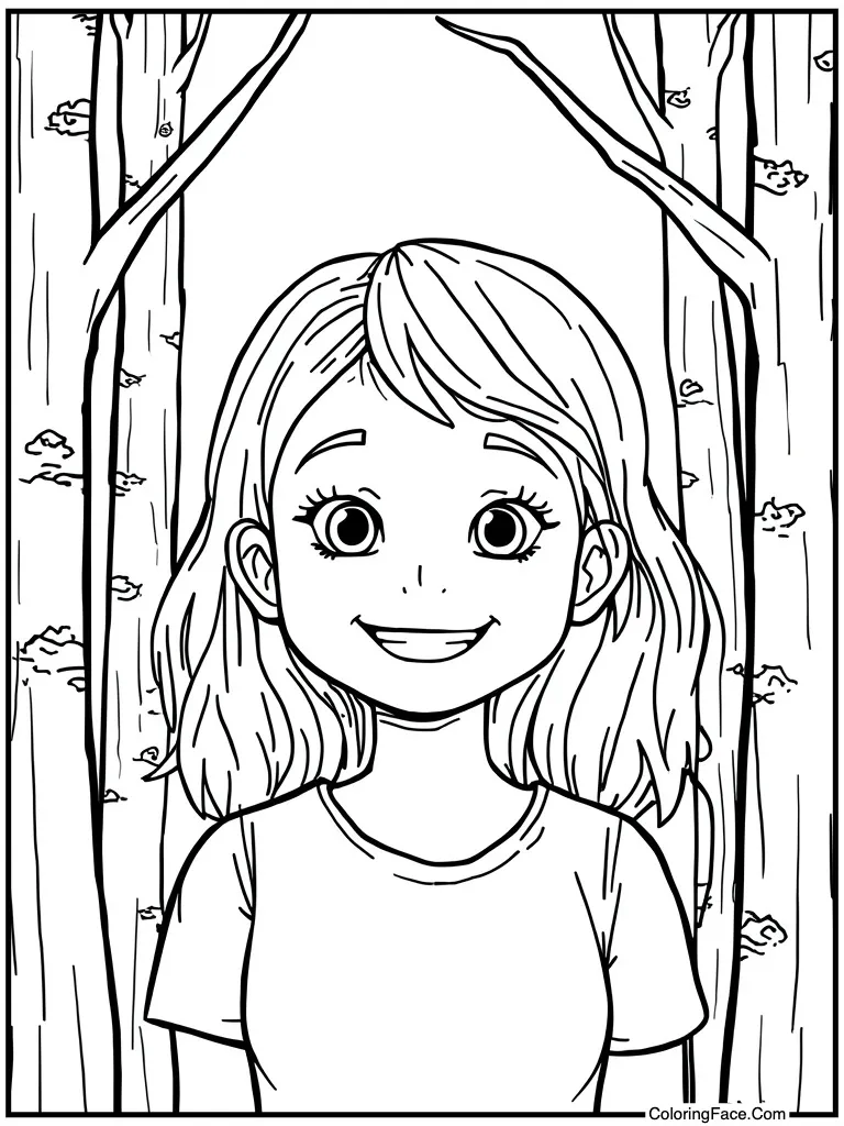 Smiling very big smile