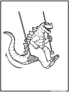Godzilla Coloring Sheet