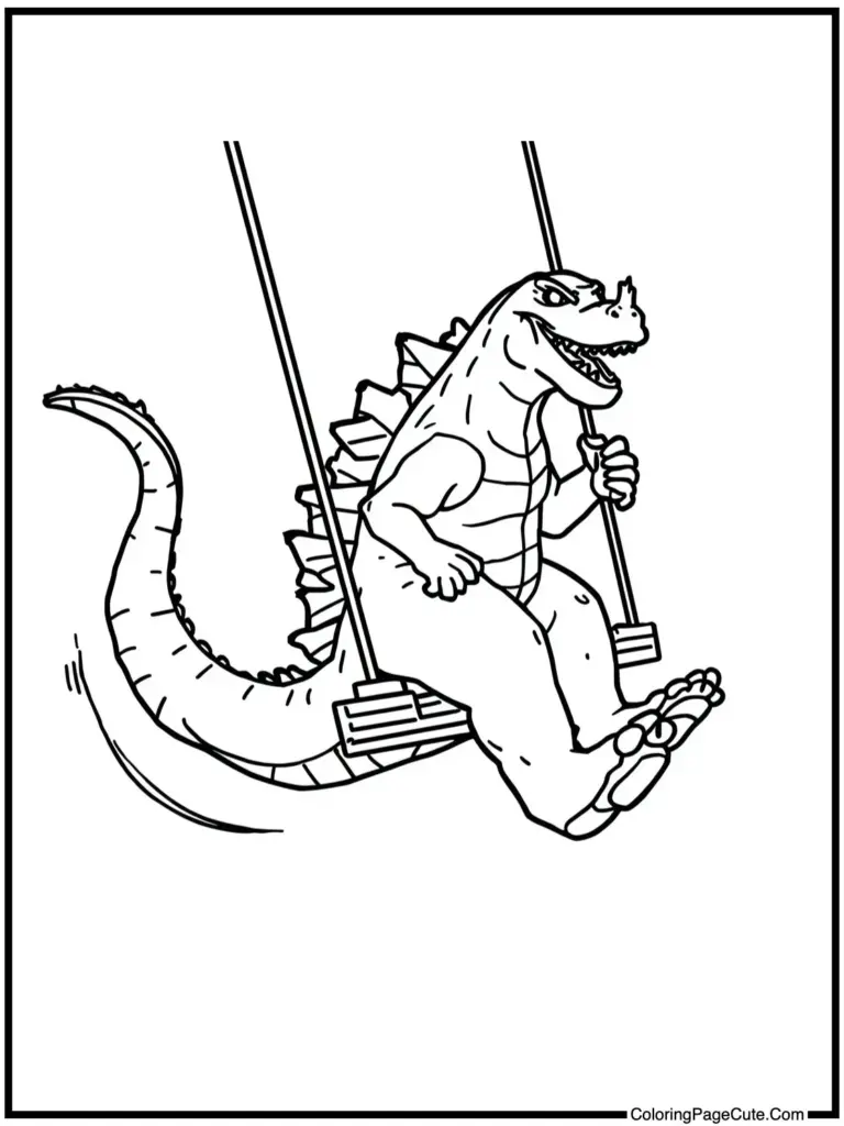 Godzilla Coloring Sheet