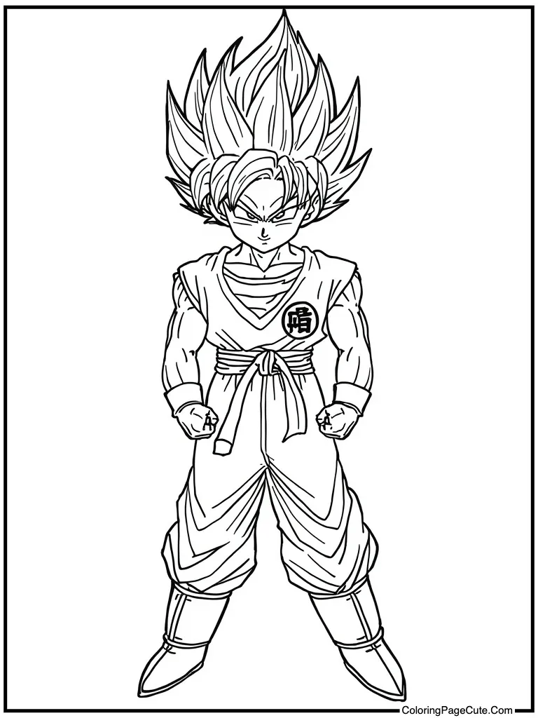 Super Saiyan Blue pose