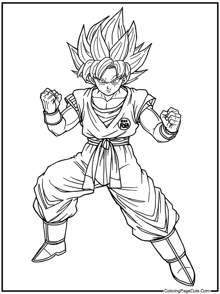 Ultra Instinct fighting stance