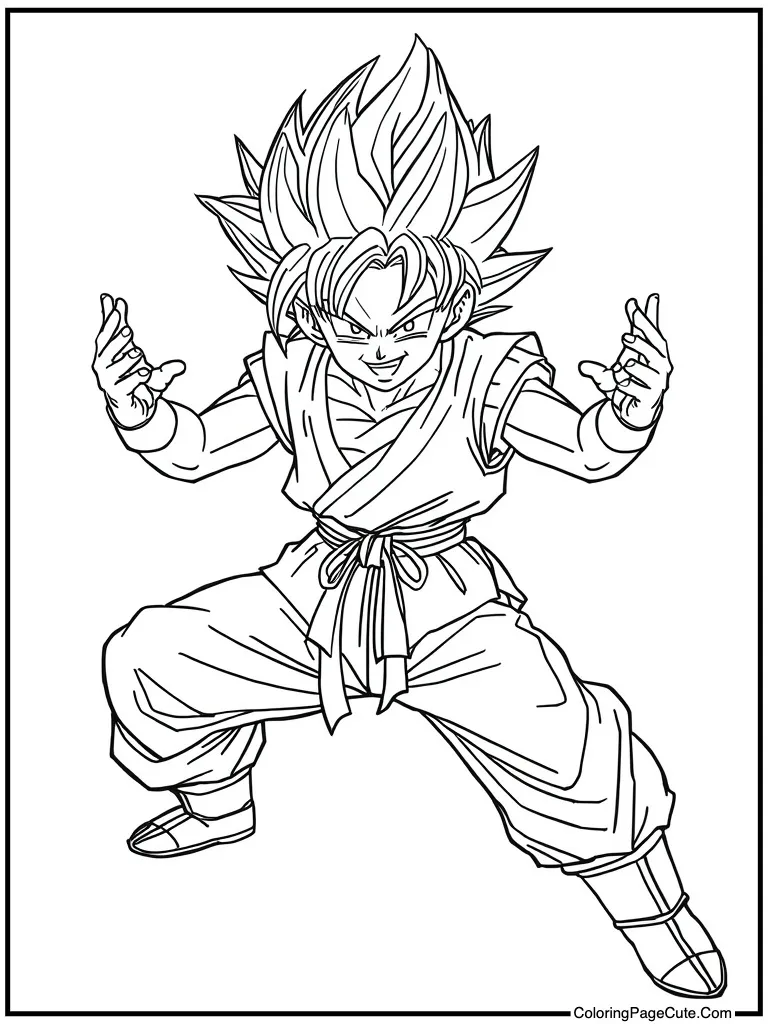 Martial artist stretching wide