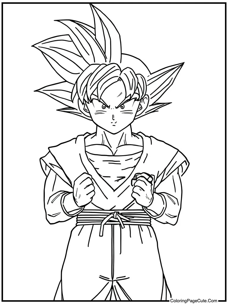 Figure holding Dragon Ball